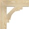 Ekena Millwork Merced Block Rough Sawn Bracket, Douglas Fir, 4"W x 18"D x 18"H BKT04X18X18MRC05RDF - alternate 3